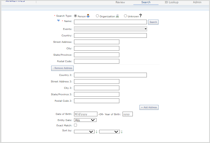 Grid search tool